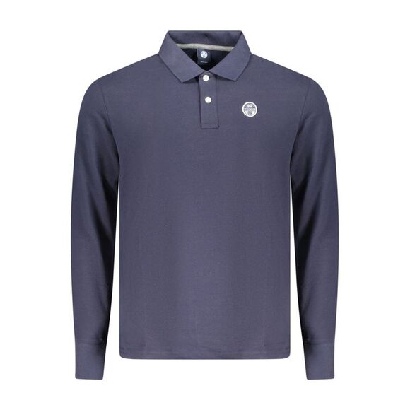 North Sails Blue Cotton Men Polo Men's Shirt